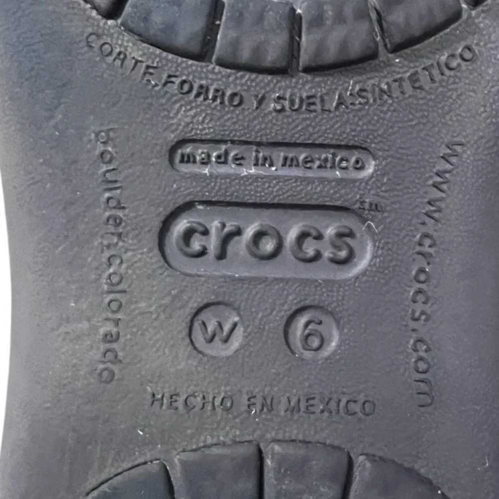 CROCS Kadee ballet flats in navy blue size 6